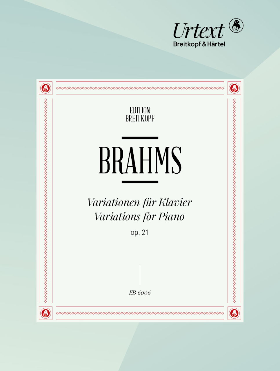 Brahms, Variationen op. 21/1, 2 (Breitkopf)