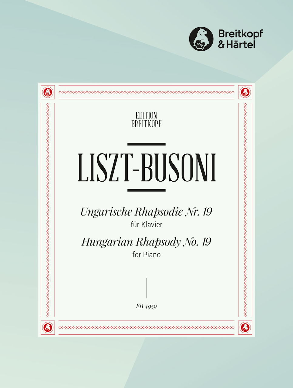 Liszt, Hungarian Rhapsody No. 19 (Breitkopf)