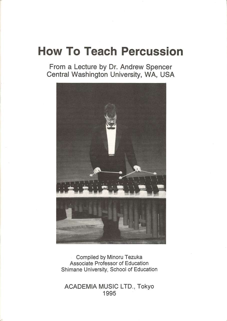 Tezuka, How to Teach Percussion (Academia Music)