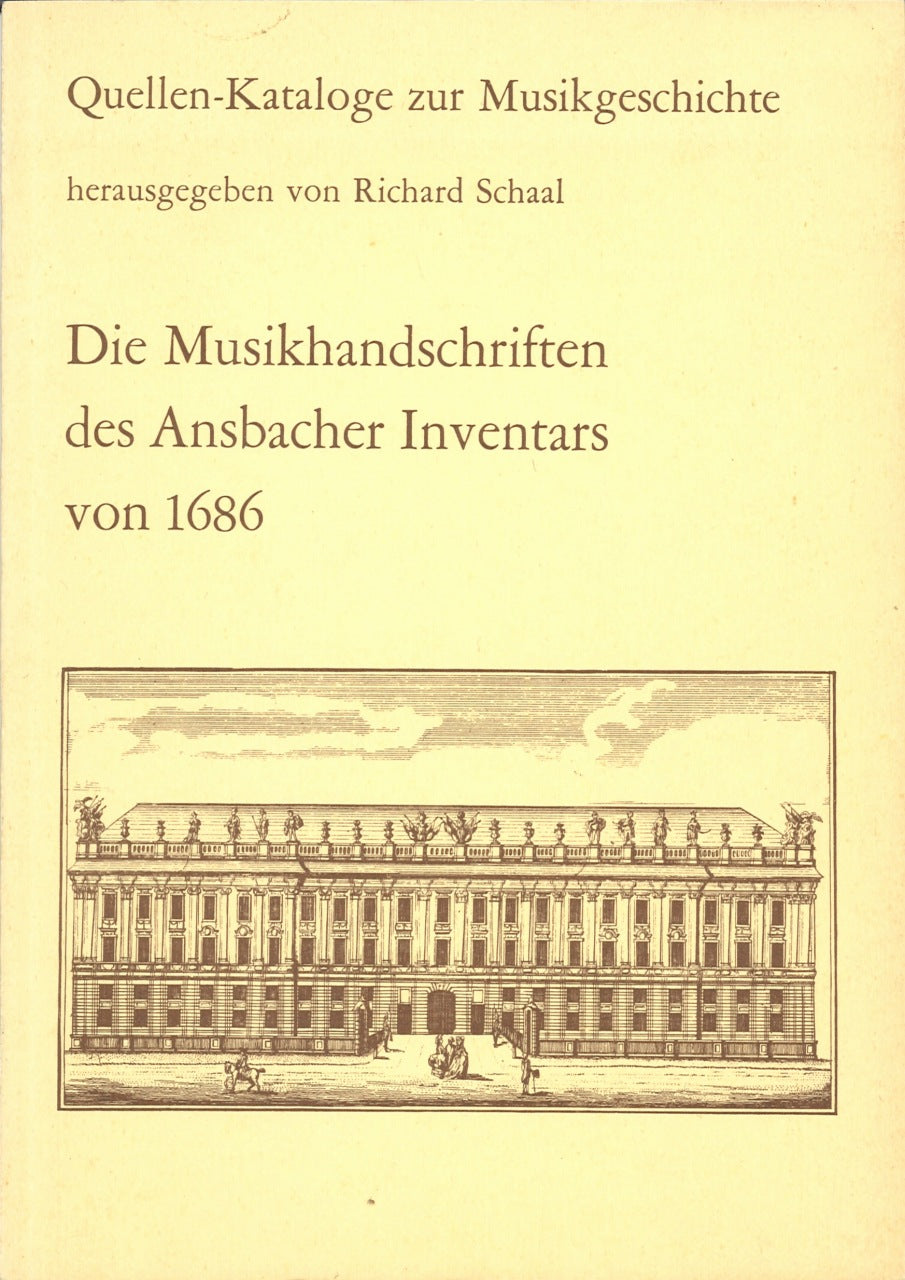 Musikhandschriften Ansbacher Inventares (Heinrichshofen)