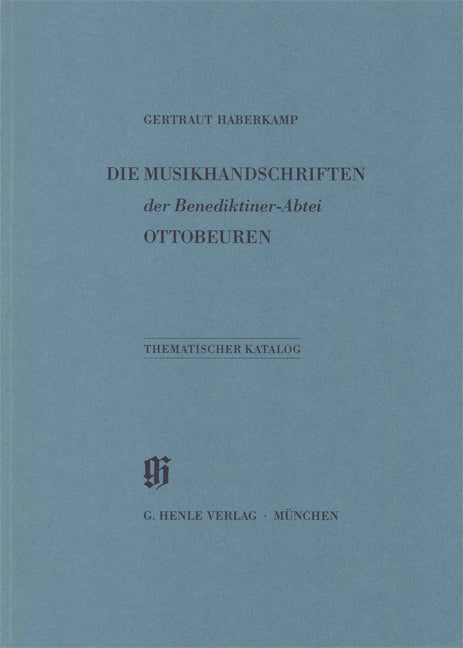Haberkamp, Musikhandschriften Ottobeuren (Henle)