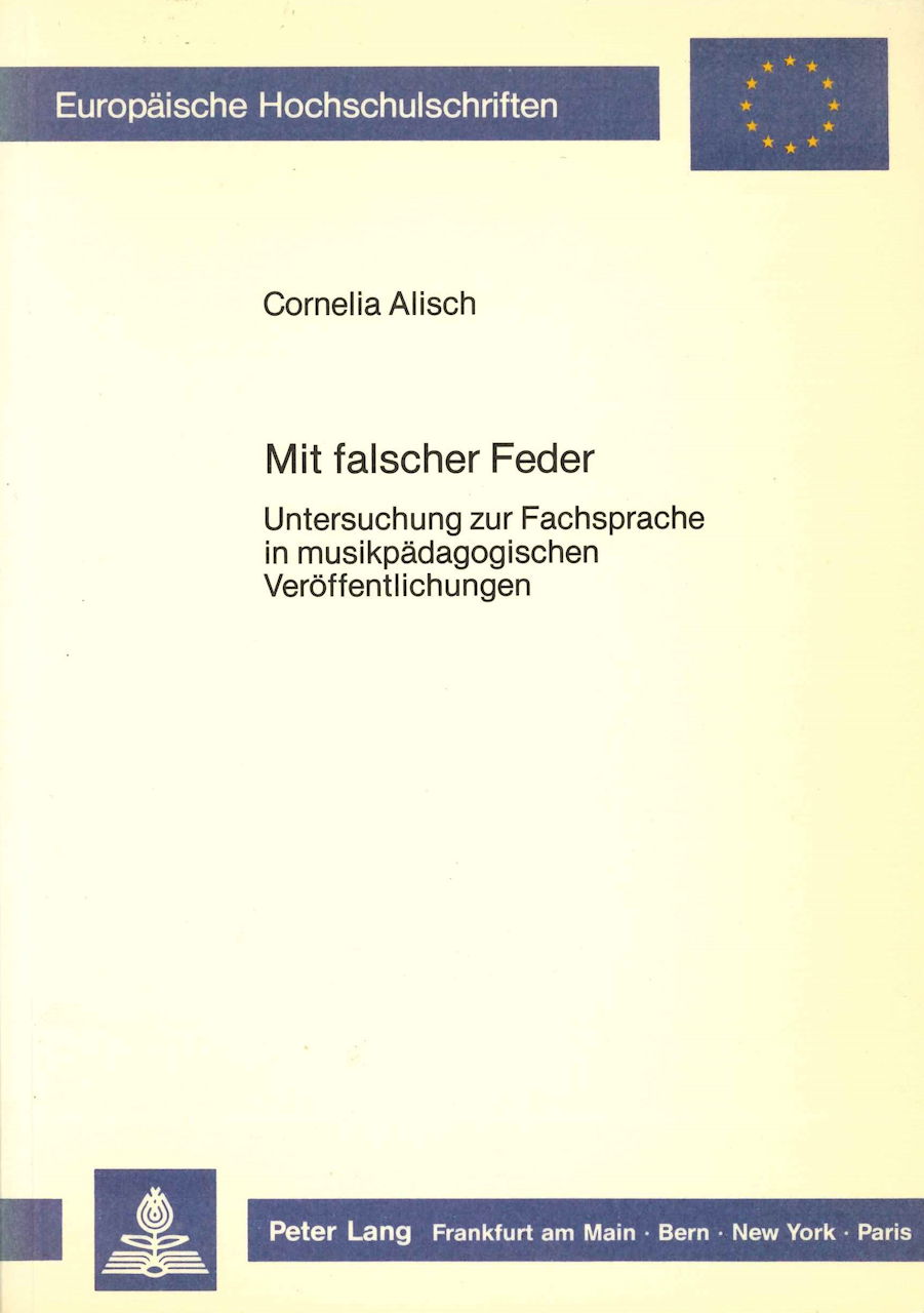 Mit falscher Feder (Peter Lang)