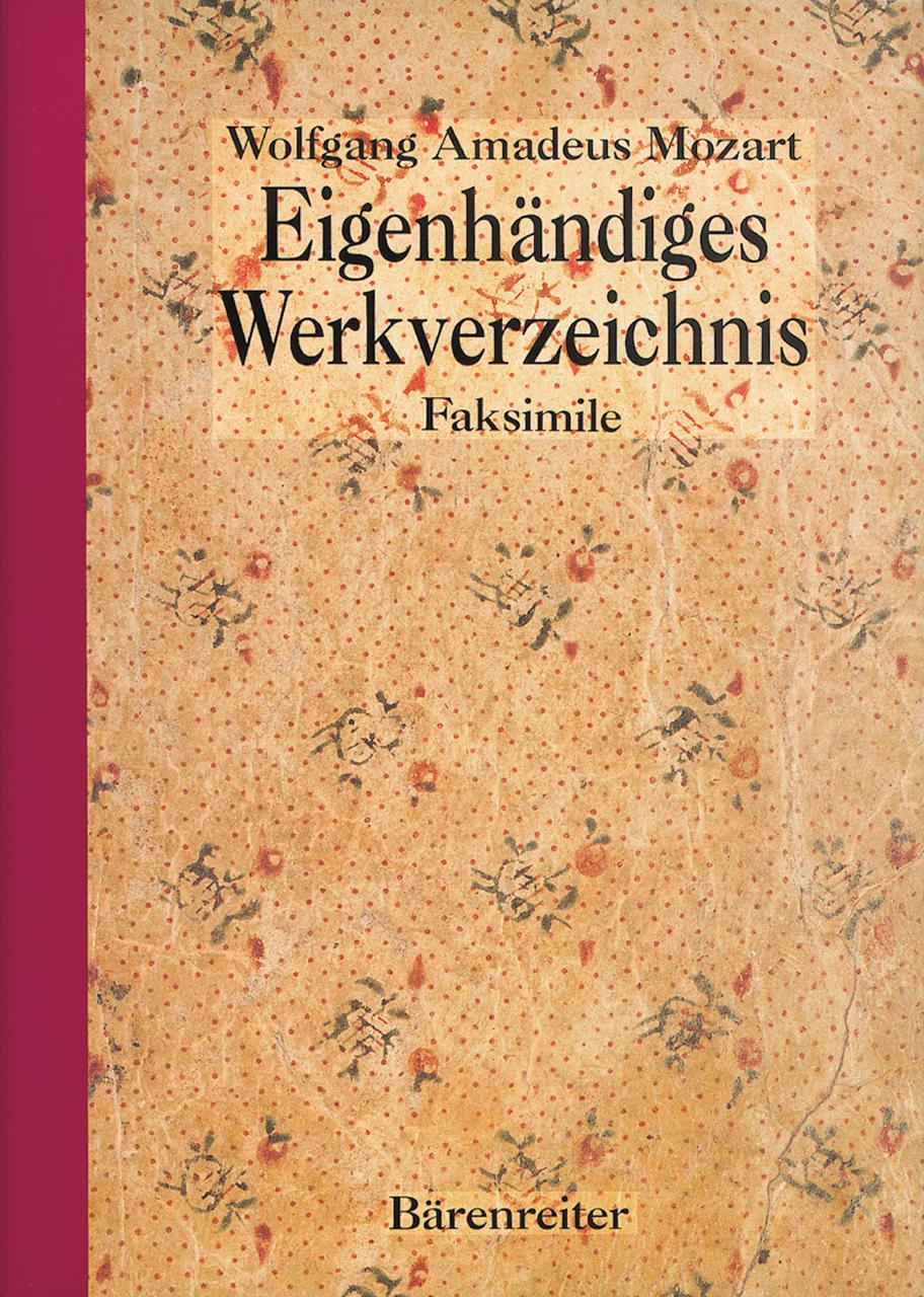 Mozart, Eigenhandige Werkverzeichnis (Barenreiter)