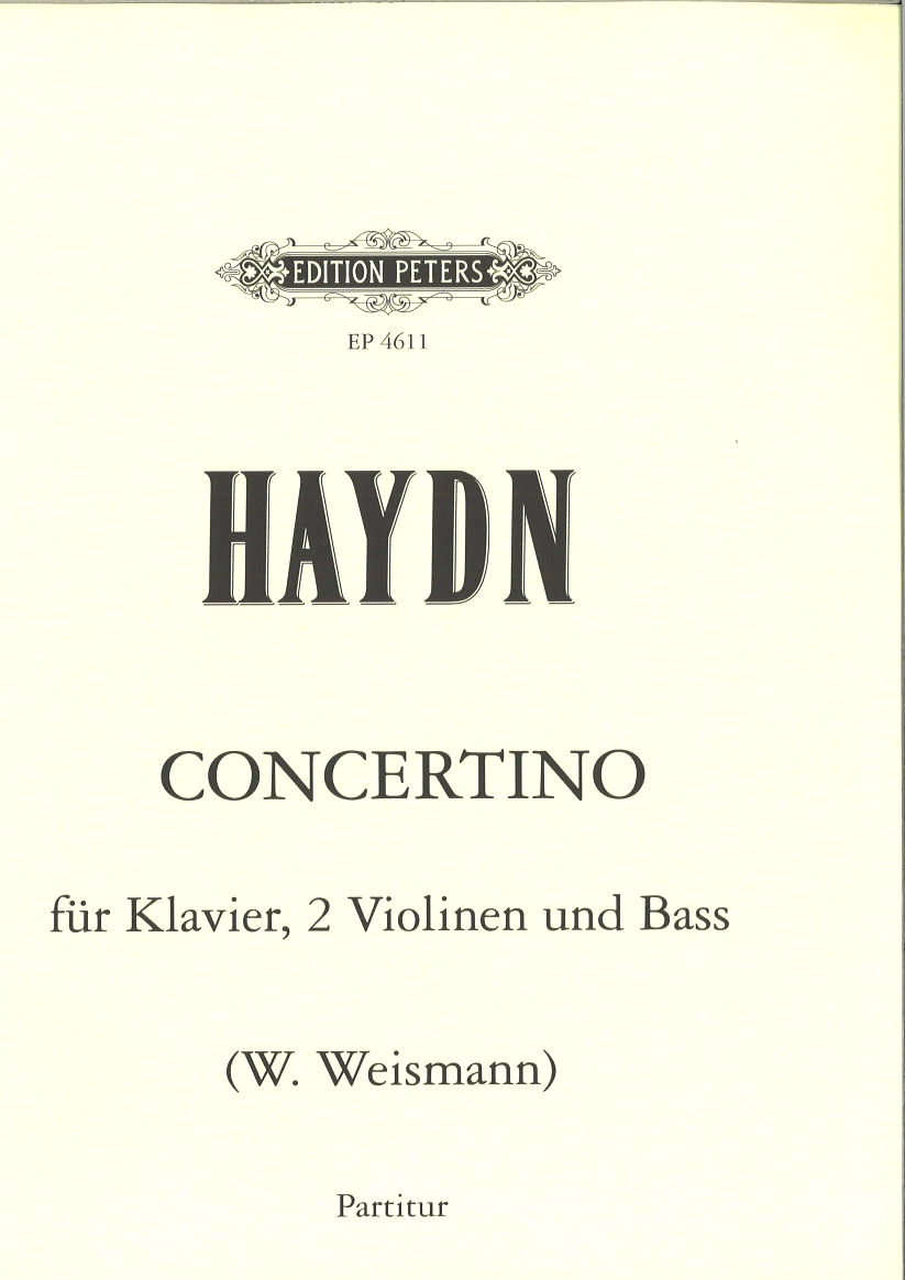 Haydn, Concertino (Divertimento) in C (Peters)