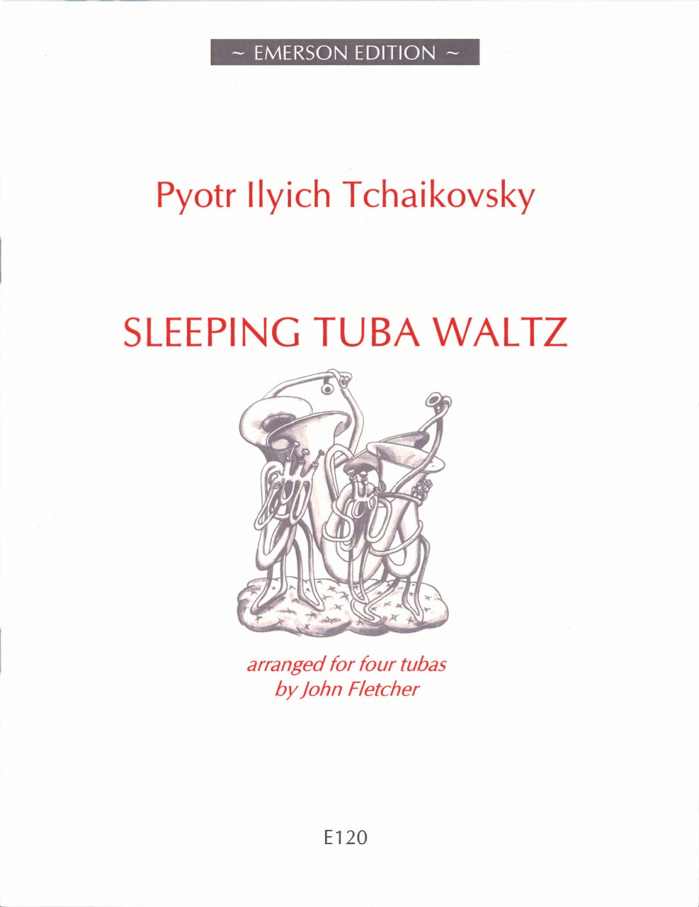 Tchaikovsky, Sleeping Tuba Waltz (4Tba) (Emerson Edition)