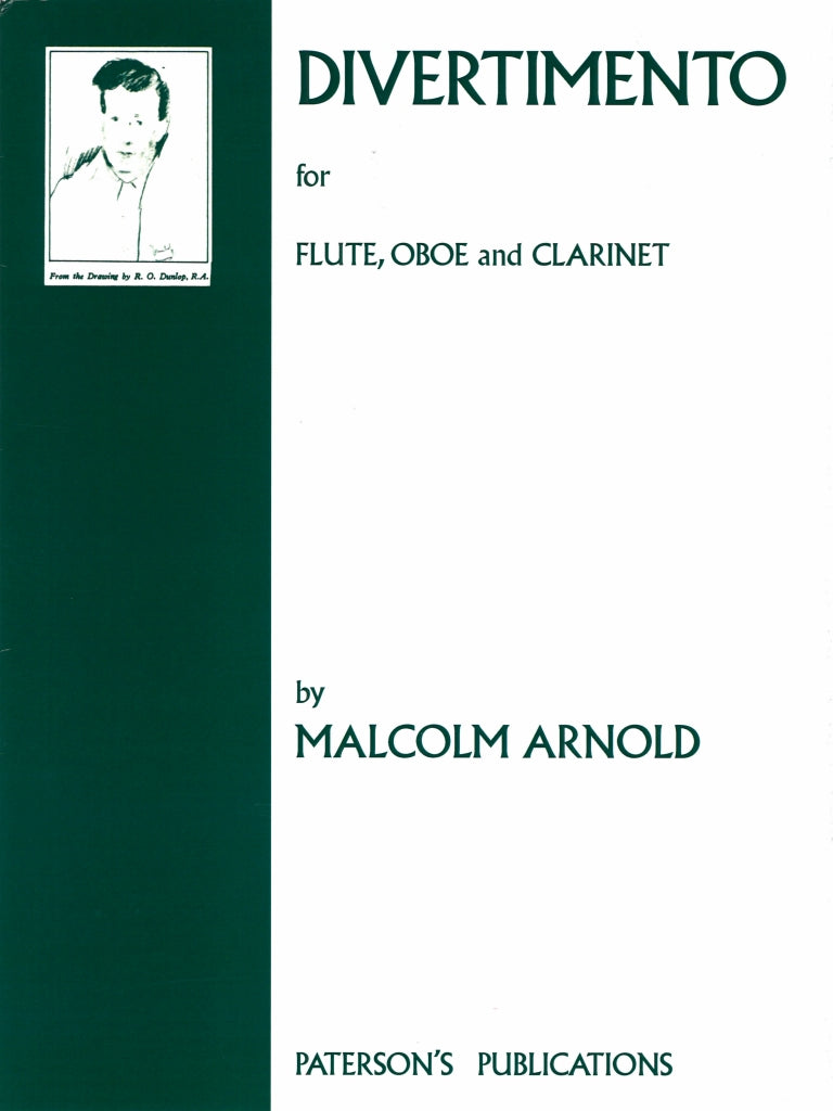 Arnold, Divertimento op. 37 (Fl,Ob,Cl) (Paterson's)