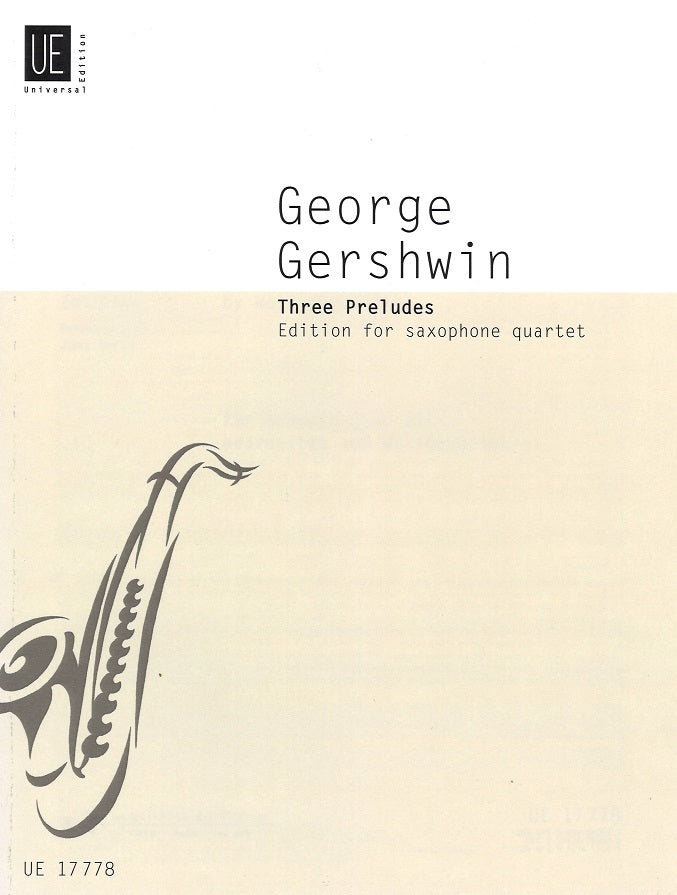 Gershwin, 3 Prelude (SATBr Sax) (Universal)