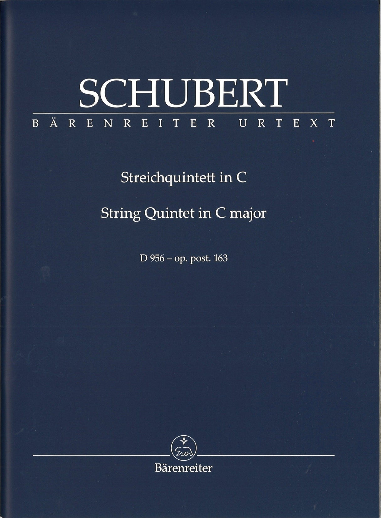 Schubert, String Quintet D 956 in C (Barenreiter)