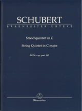 Schubert, String Quintet D 956 in C (Barenreiter)