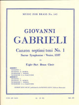 Gabrieli, Canzon septimi toni No. 1 (Robert King/Leduc)