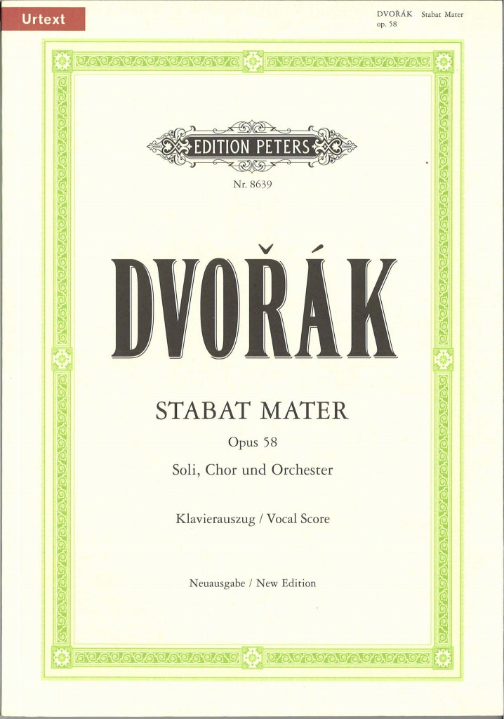 Dvorak, Stabat mater op. 58, B 71 [L] (Peters)