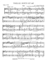 Mozart, 12 Duets KV 487 (Medici Music Press)
