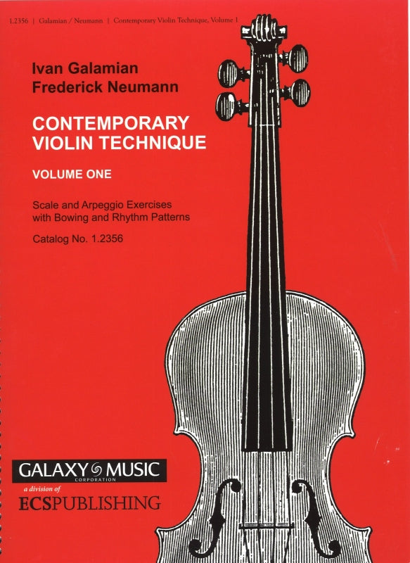 Galamian, Contemporary Violin Tech. 1 (Galaxy Music)