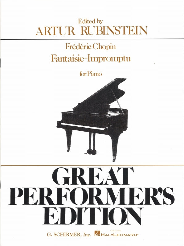 Chopin, Fantaisie-Impromptu (Rubinstein) (G.Schirmer)