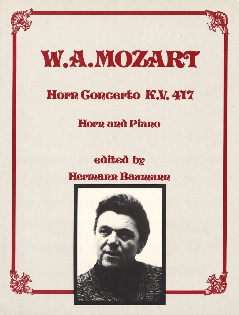 Mozart, Concerto KV 417 in Eb (Baumann) (McCoy's Horn Library)
