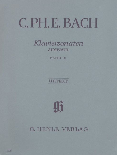 Bach,C.P.E., Sonaten Auswahl 3 (Henle)