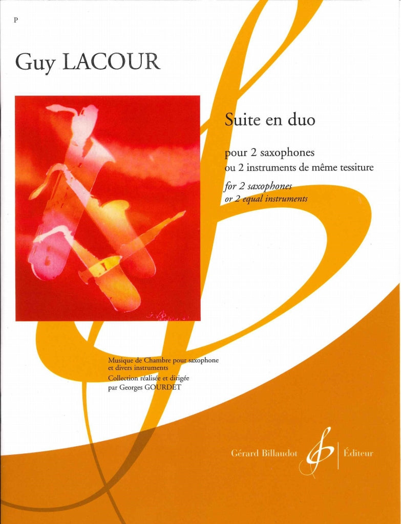 Lacour, Suite en duo (2Sax) (Billaudot)