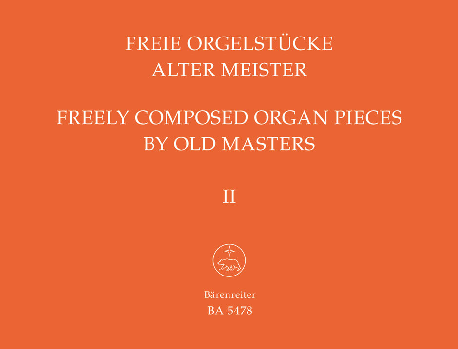 Freie Orgelstucke alter Meister Band 2 (Barenreiter)