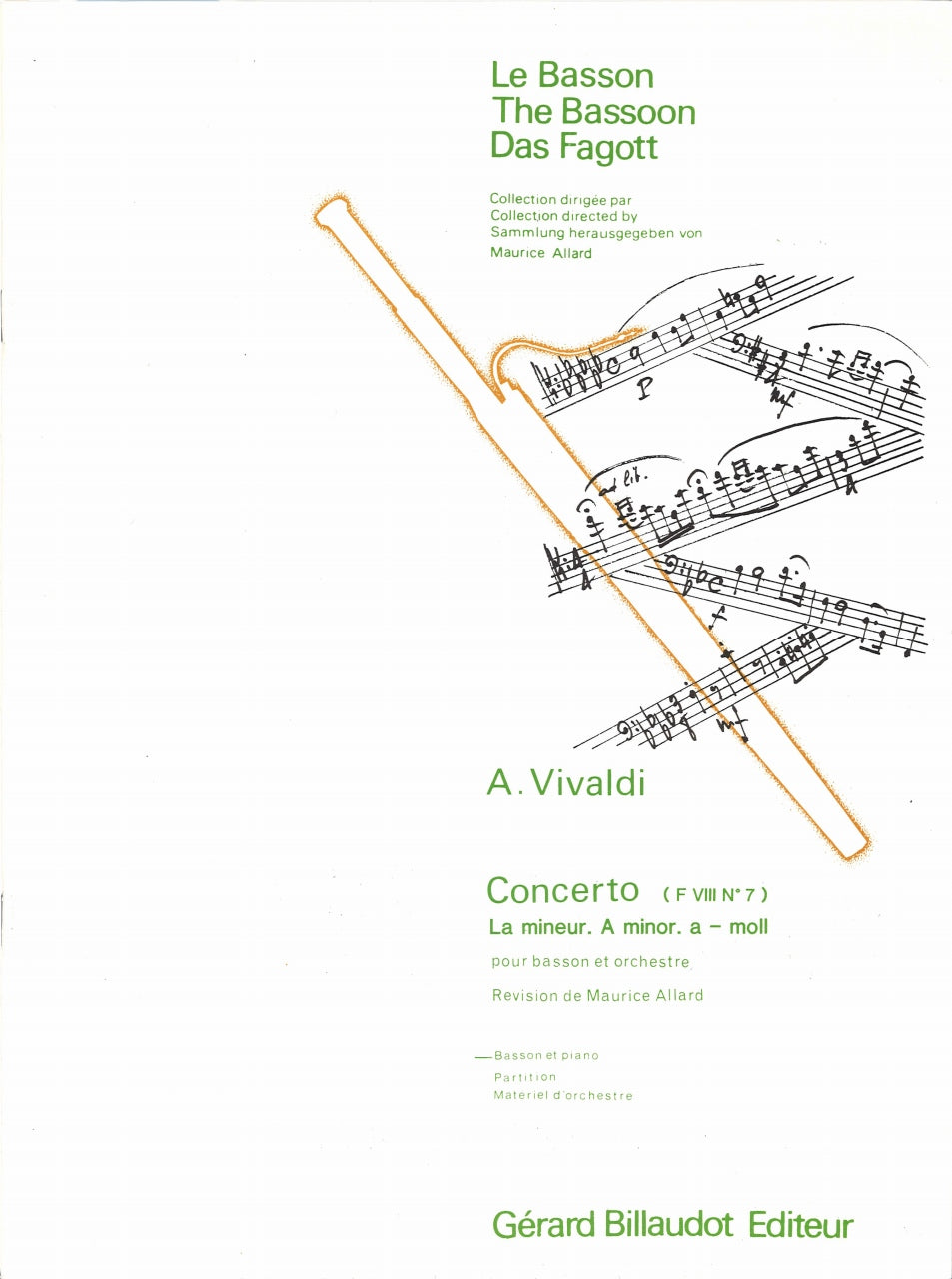 Vivaldi, Concerto in a F 8/7 RV 497 (Billaudot)