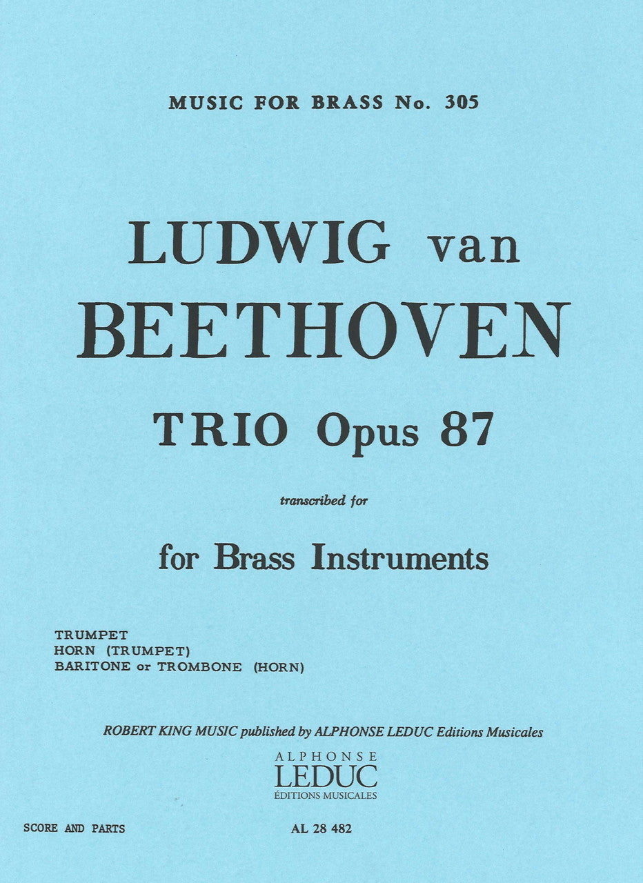 Beethoven, Trio op. 87 (Trp,Hn,Tbn) (Robert King/Leduc)