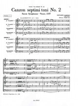 Gabrieli, Canzon septimi toni No. 2 (Robert King/Leduc)