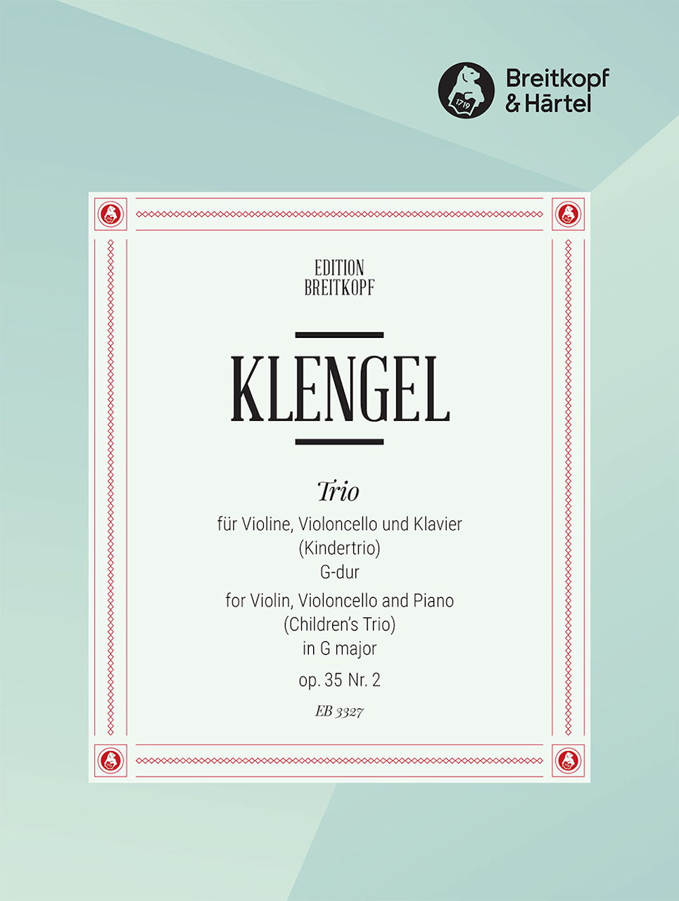 Klengel, Klaviertrio op. 35/2 in G (Breitkopf)