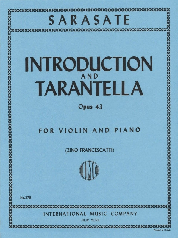 Sarasate, Intro. & Tarant. (Francescatti (IMC)