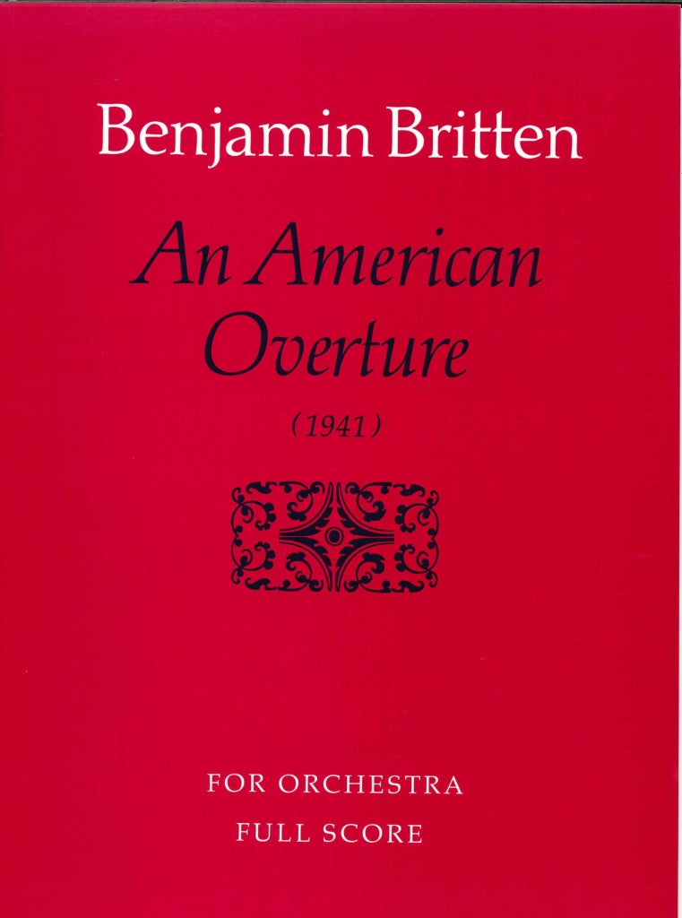 Britten, American Overture (Large Score) (Faber Music)