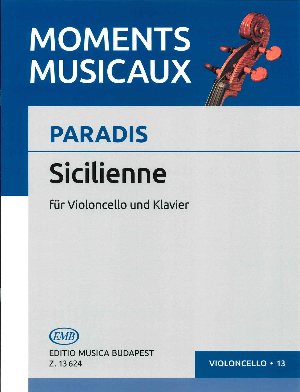 Paradis, Sicilienne (Editio Musica Budapest)