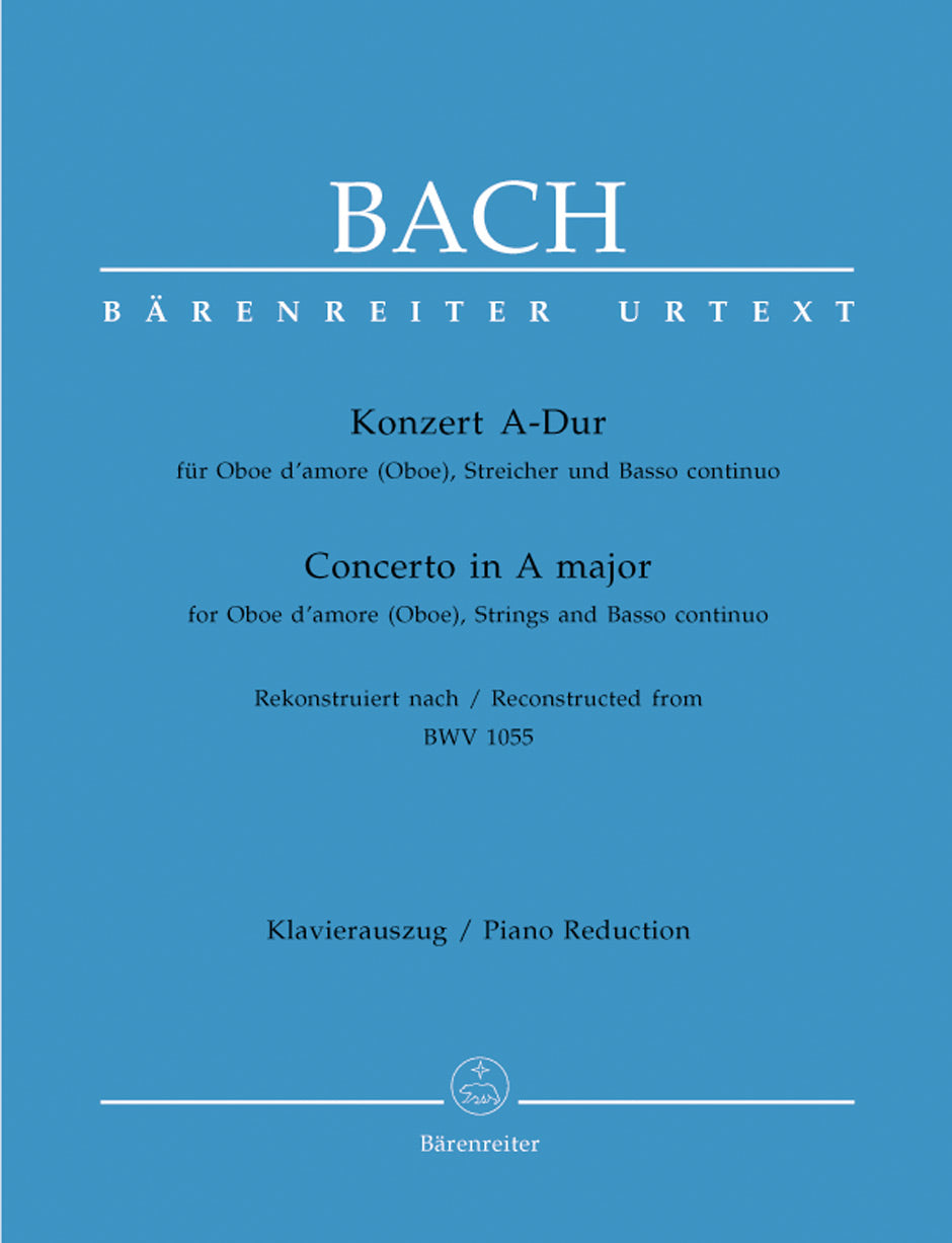Bach, Concerto BWV 1055 Ob d'amr/Ob,Kbd (Barenreiter)