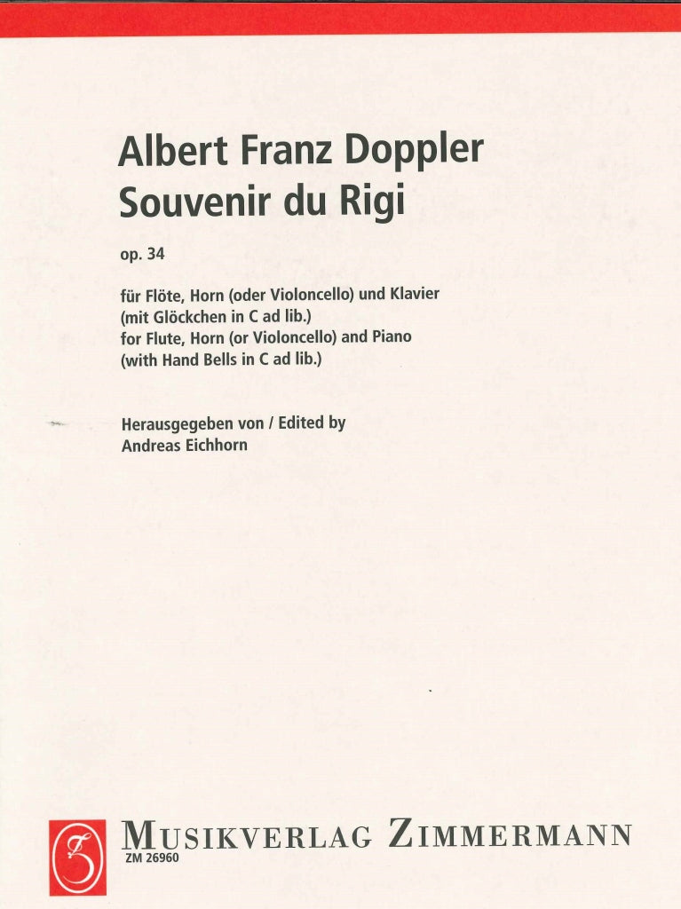 Doppler, Souvenir du Rigi (Fl,Hn/Vc,Pf) (Zimmermann)