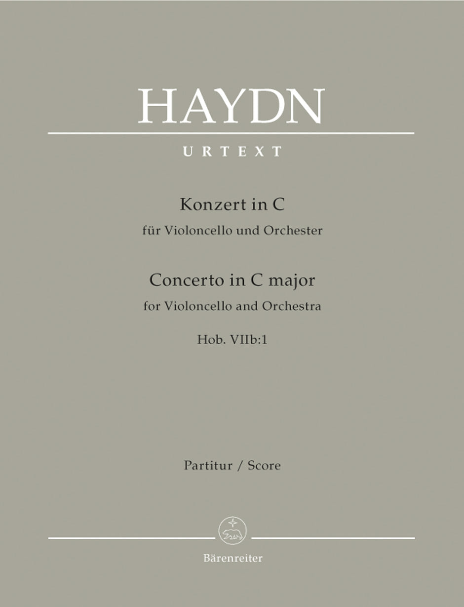 Haydn, Concerto Hob. 7b/1 in C Score (Barenreiter)