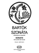 Bartok, Sonate (1903), Sz 20, BB 28 (Editio Musica Budapest)