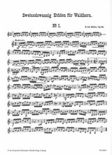 Muller, Etuden op. 64, 1: 22 Etuden (Hofmeister)