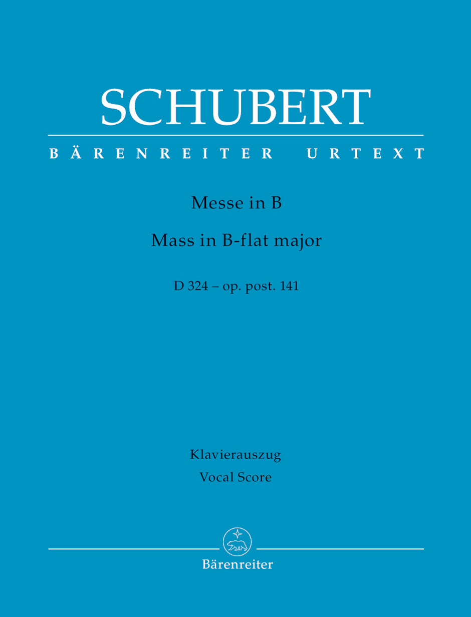 Schubert, Missa No. 3 in Bb D 324 (Barenreiter)