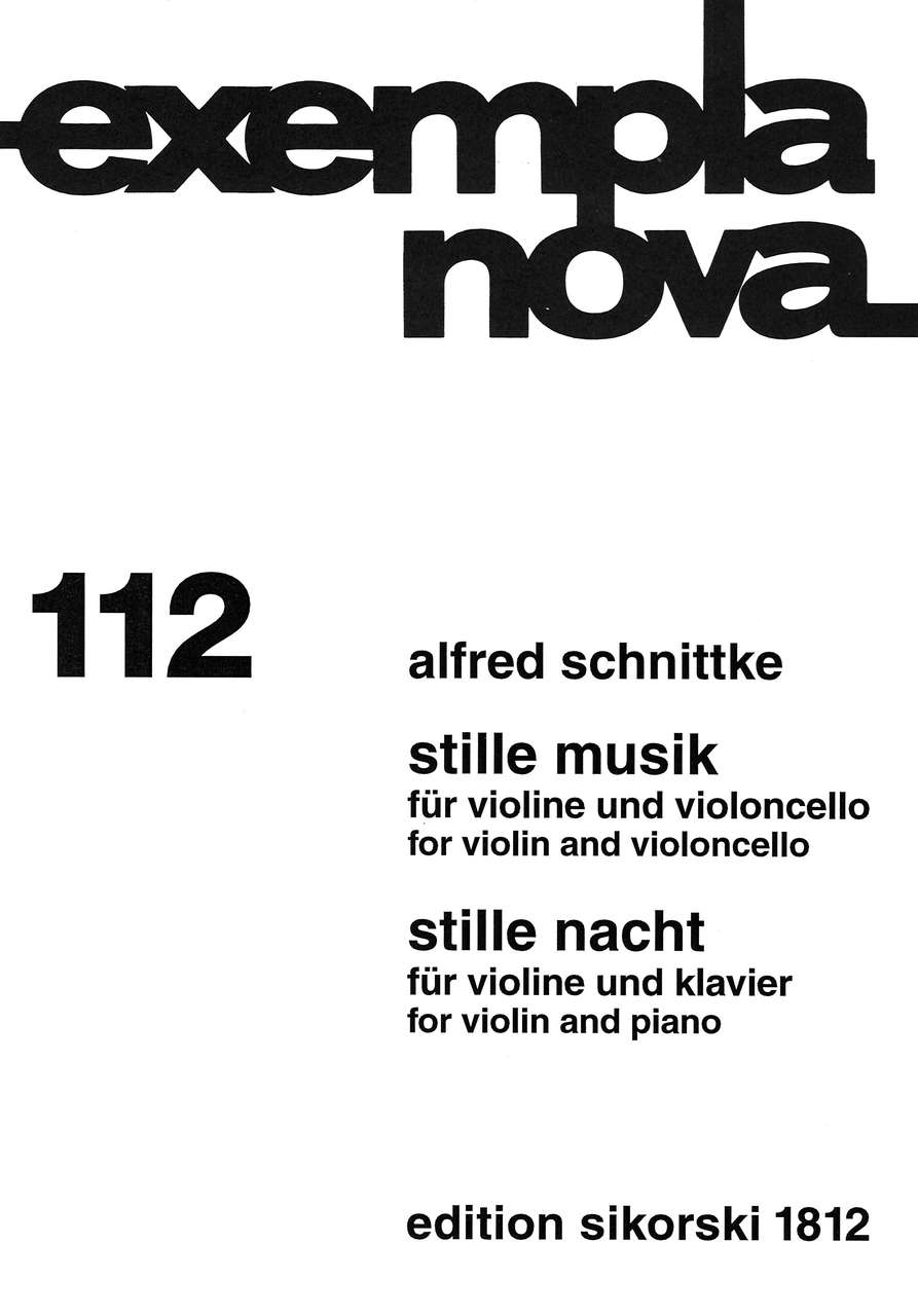 Schnittke, Stille Musik; Stille Nacht (Sikorski)