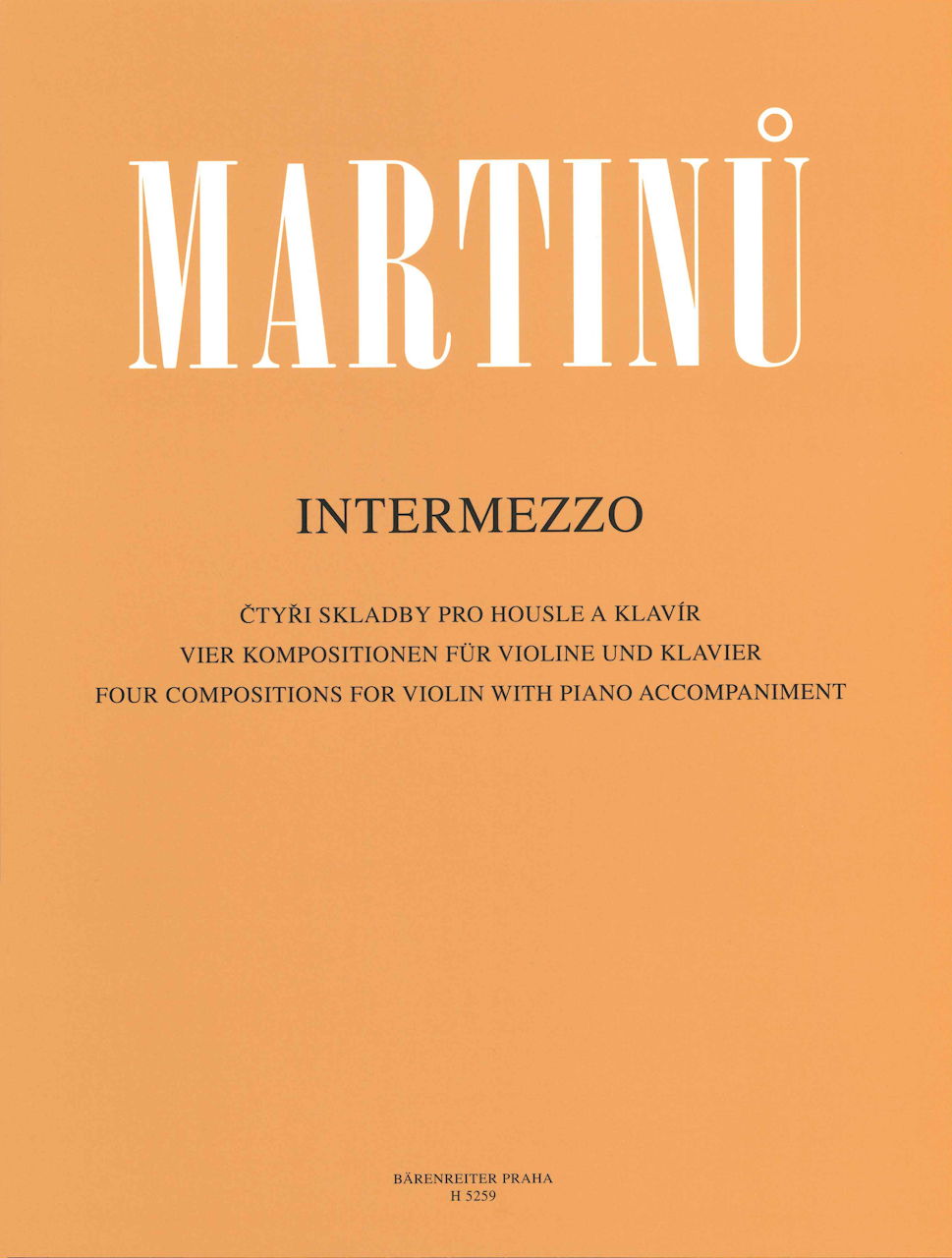 Martinu, Intermezzo (Supraphon)