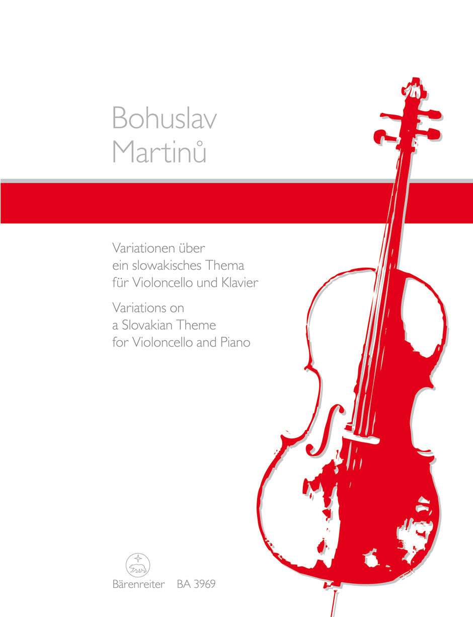 Martinu, Variationen uber ein Slowakisch (Barenreiter)