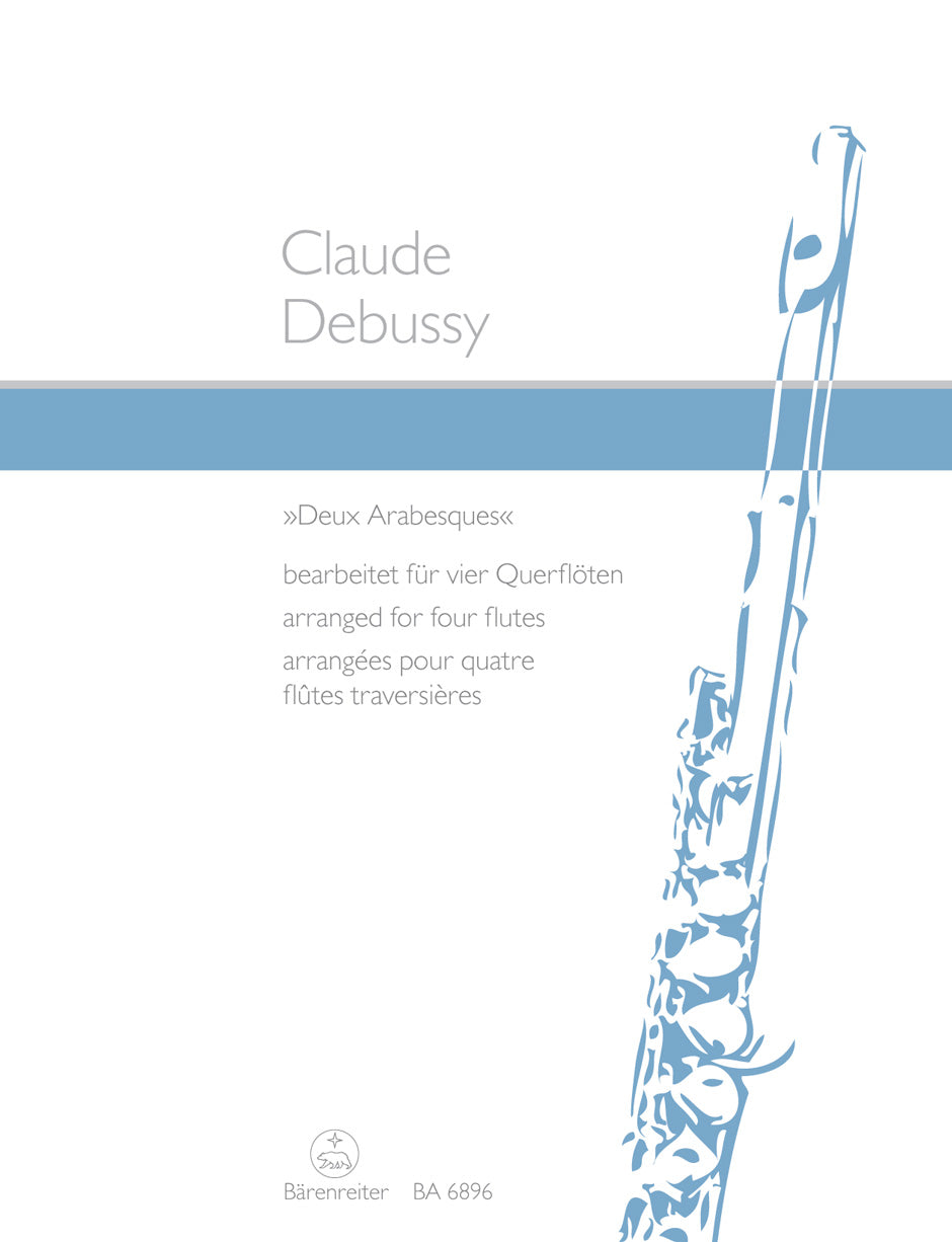 Debussy, 2 Arabesques (4Fl) (Barenreiter)