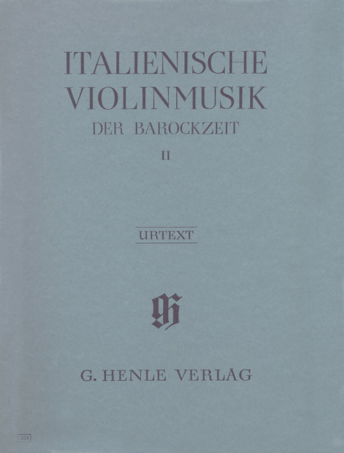 Italienische Violinmusik der Barock 2 (Henle)
