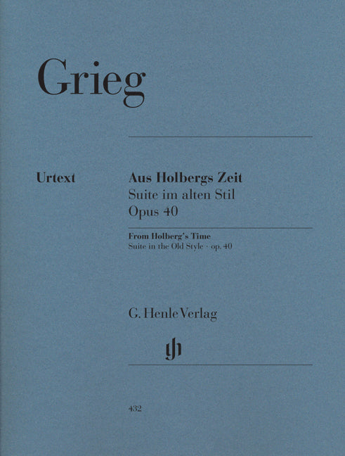 Grieg, Aus Holbergs Zeit op. 40 (Henle)