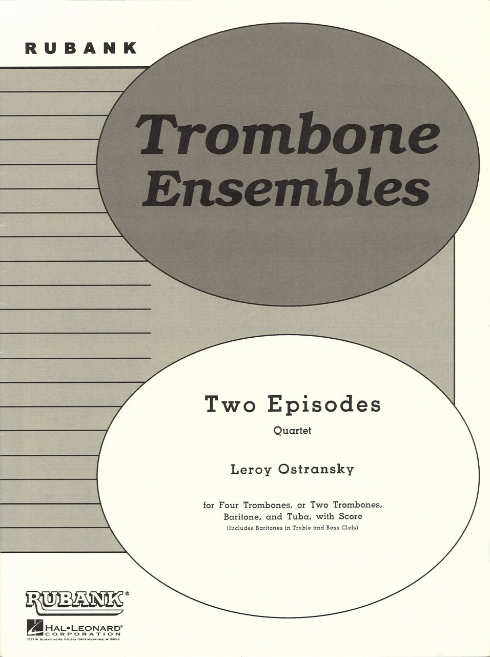 Ostransky, Two Episodes (4Tbn) (Rubank)