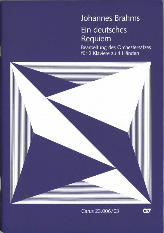 Brahms, Deutsches Requiem op. 45 (Carus)