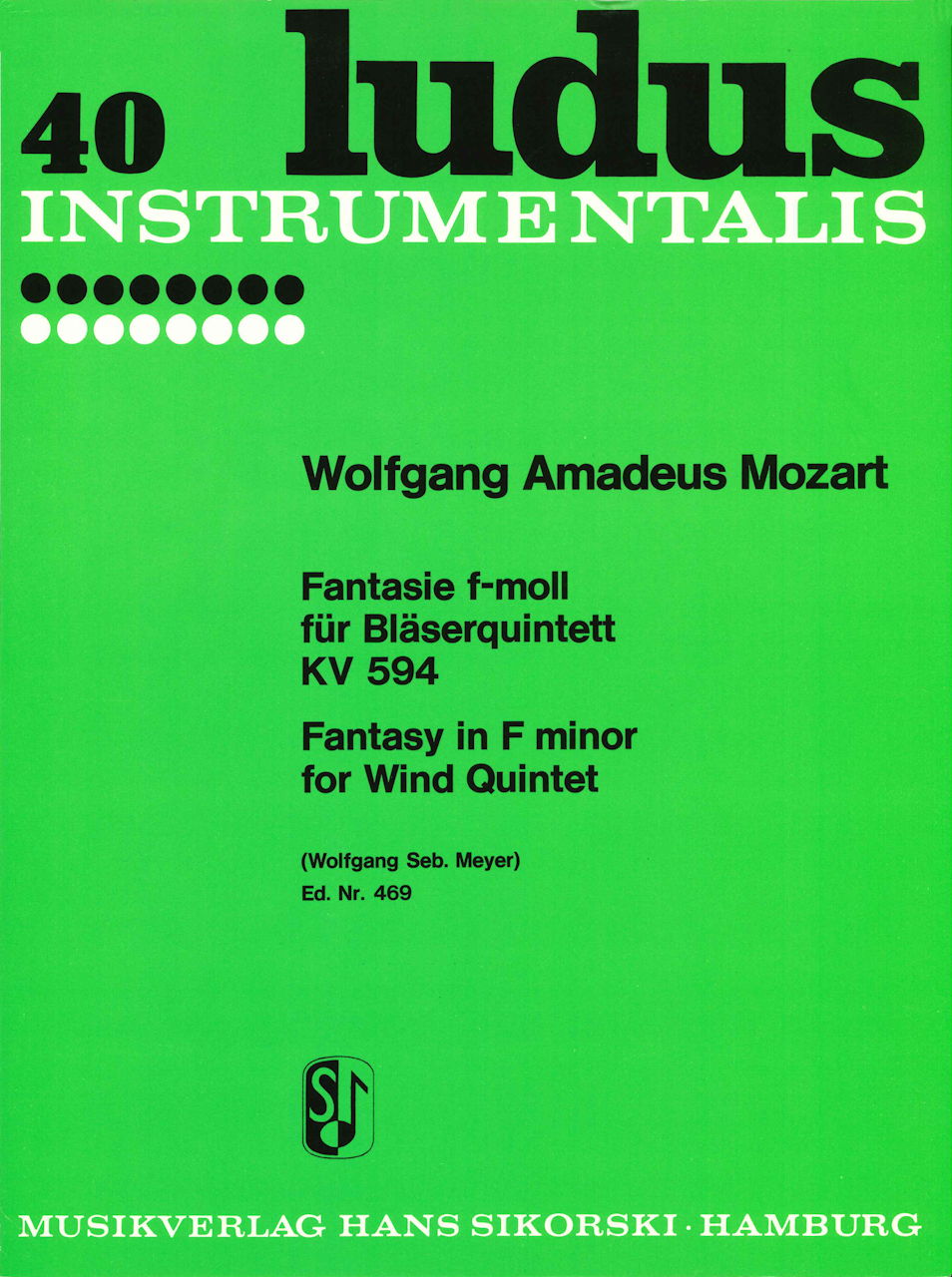 Mozart, Fantasie in f K.594 (Sikorski)