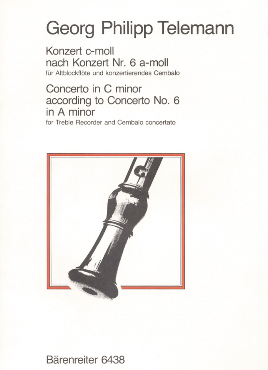 Telemann, Konzert c-moll nach Konzert Nr (Barenreiter)
