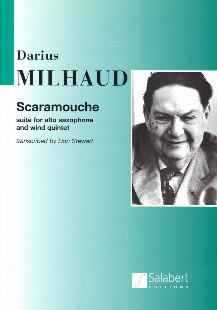 Milhaud, Scaramouche (ASax,Wind Quintet) (Salabert)