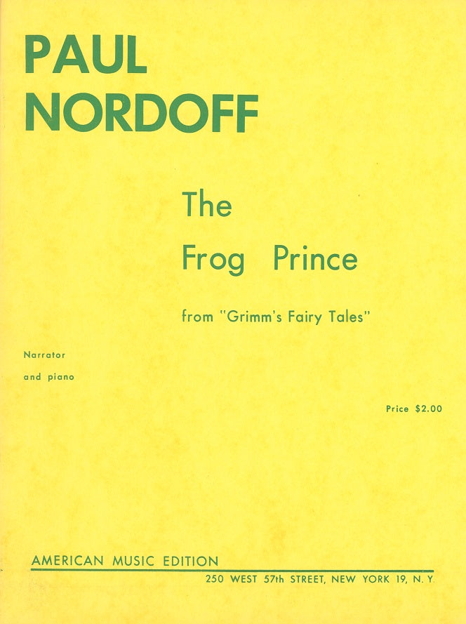 Nordoff, Frog Prince (Presser)