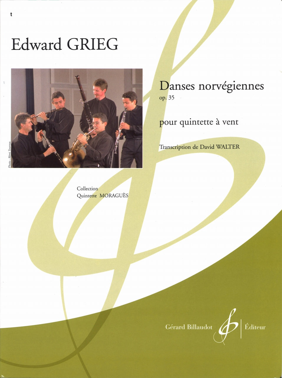 Grieg, Danses norvegiennes op. 35 (Qnt) (Billaudot)