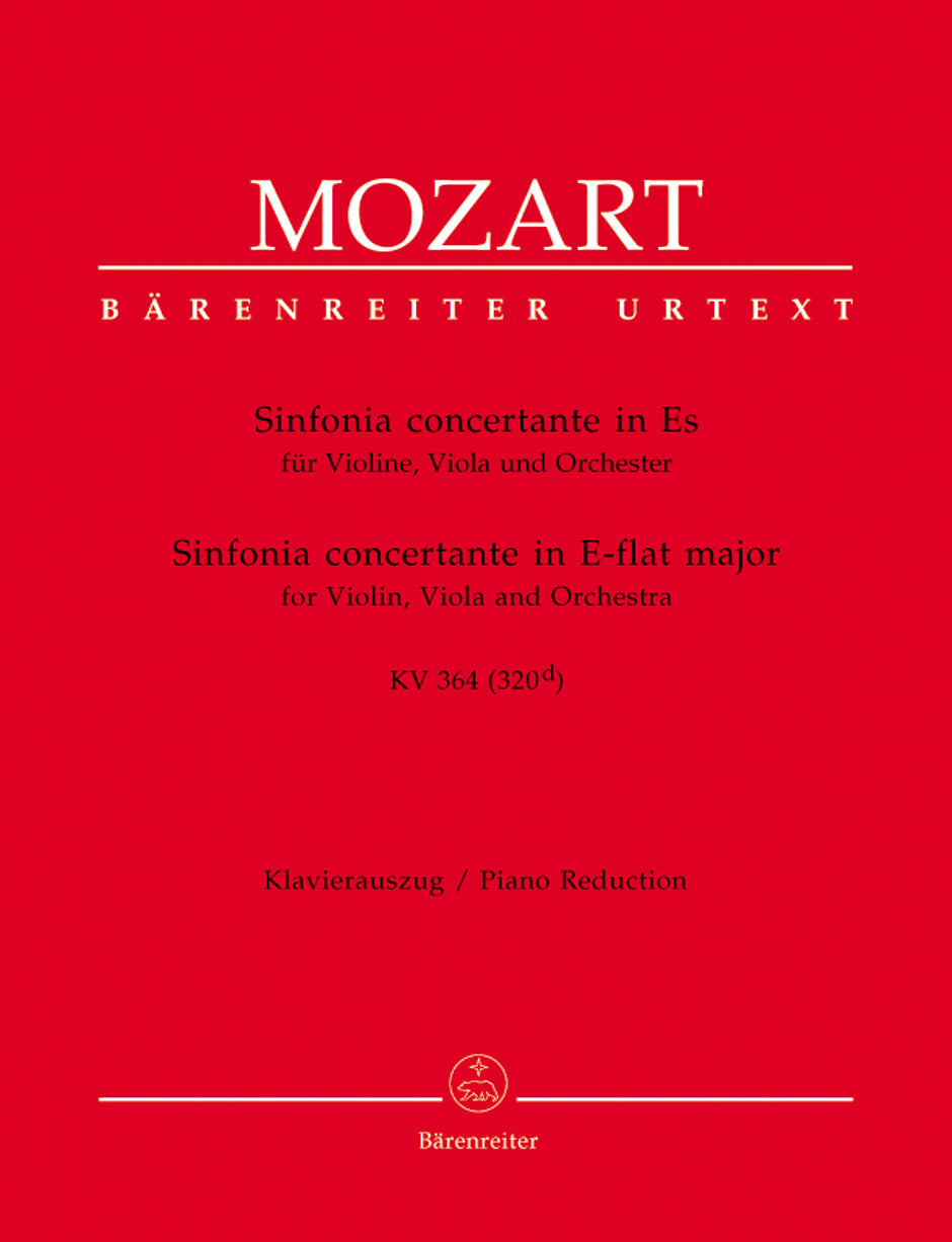 Mozart, Sinfonia concertante KV 364 (Barenreiter)