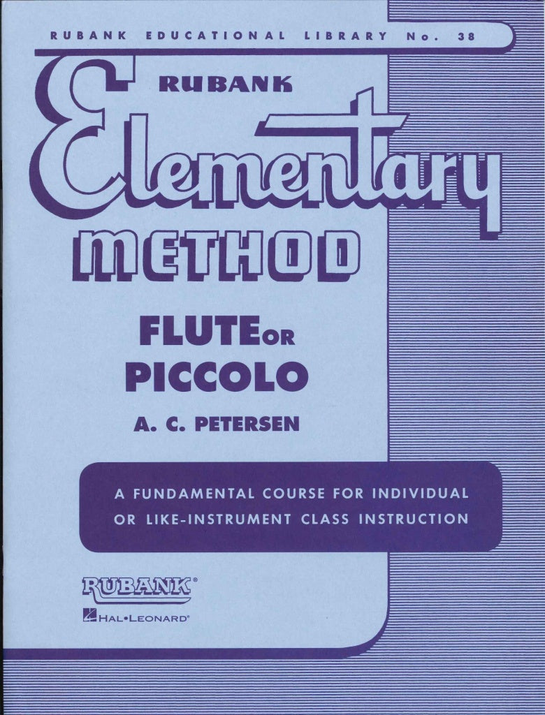 Petersen, Elementary Method Fl/Picc (Rubank)